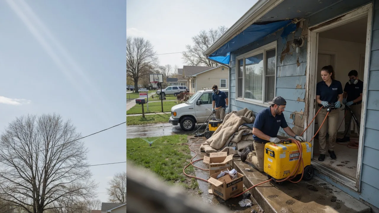 Basement Flood Cleanup in Crawley, WV near me